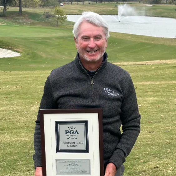 Bruce Sims, junior golf coach in Allen, TX