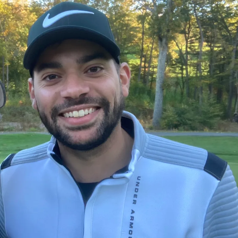 Aaron Croce, junior golf coach in Billerica, MA