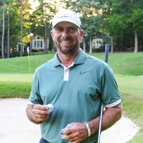 Randy Joyner, junior golf coach in Charlotte, NC