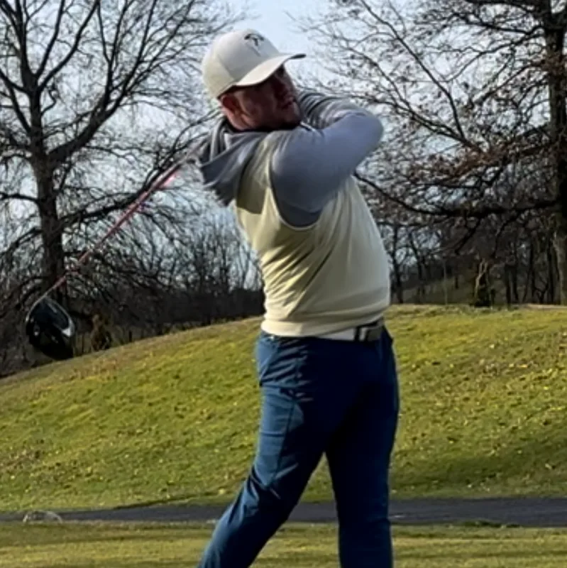 Evan Grube, junior golf coach in Danielsville, PA