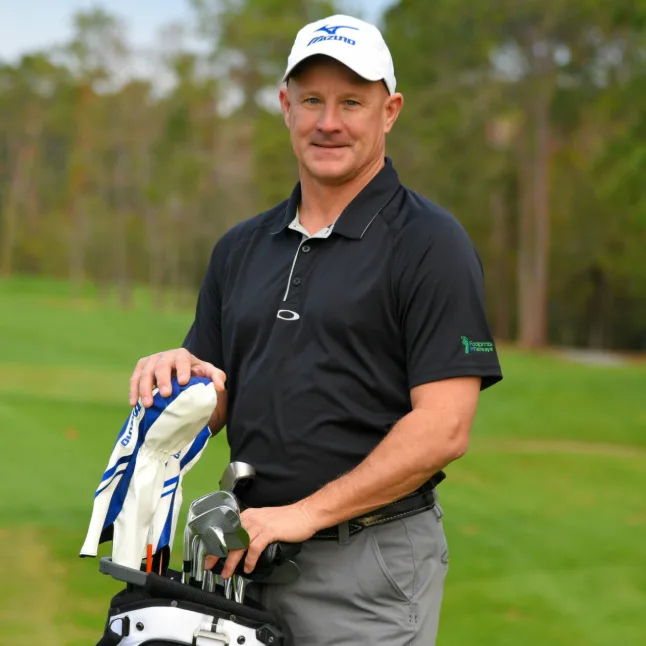 John Richman, junior golf coach in Olathe, KS